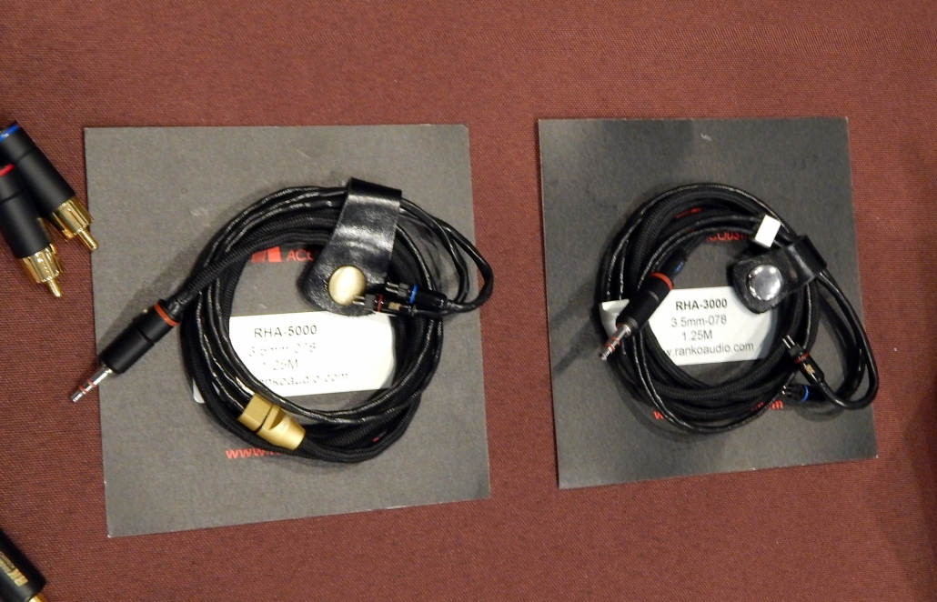 Ranko Acoustics Audio Cables Ranko Acoustics RHA-5000 IEM cable, Ranko Acoustics RHA-3000 IEM cable CanJam SoCal 2019