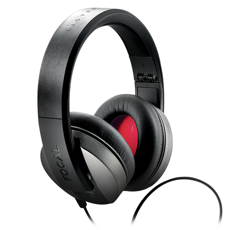 FOCAL LISTEN OPEN BACK OVER EAR HEADPHONES W// IN-LINE MIC